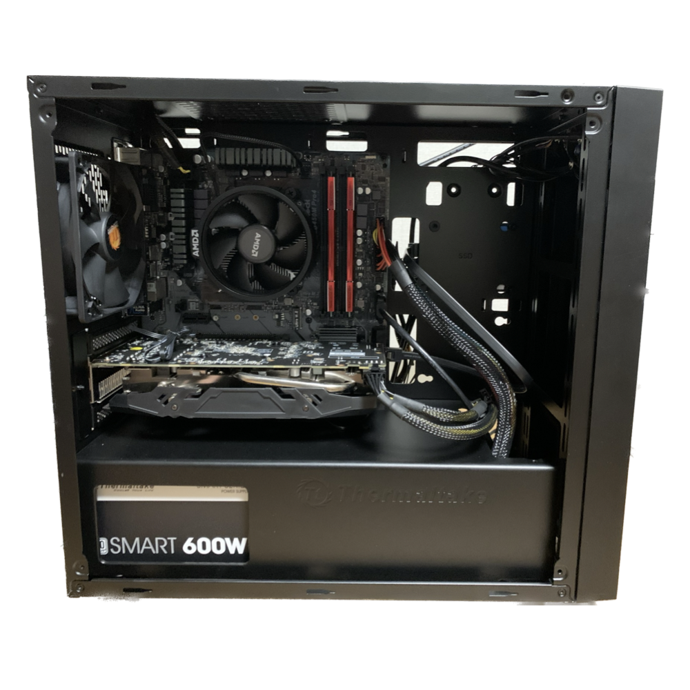 安さ重視】Ryzen3搭載 6万円で初めての自作PCを組んでみた結果